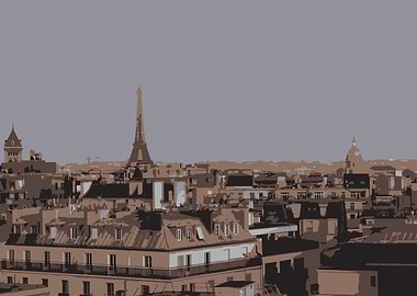 Paris Haussmanians roofs