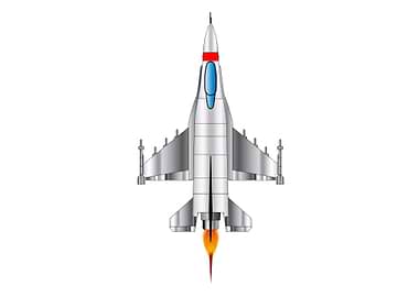 Modern Jet Fighter Plane