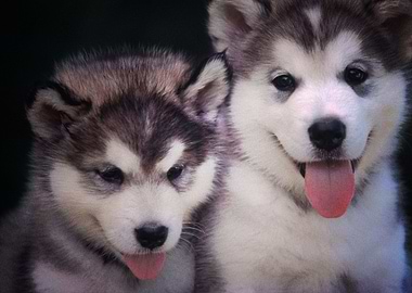Siberian Husky Dogs B