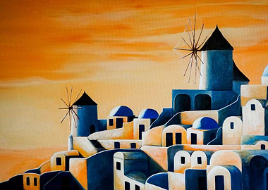 Santorini Greece Sunset