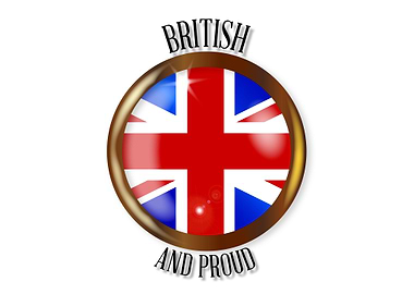 British Proud Flag Button