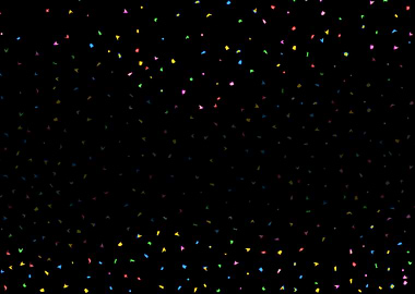 Black And Confetti Party