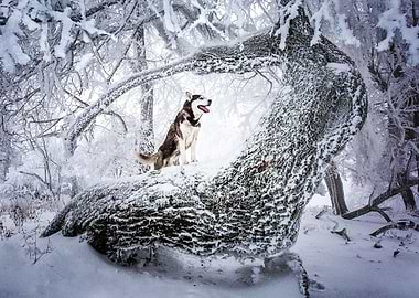 Husky Dogs Dog Winter Sno