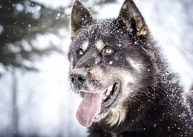 Siberian Husky Dogs Muzzl