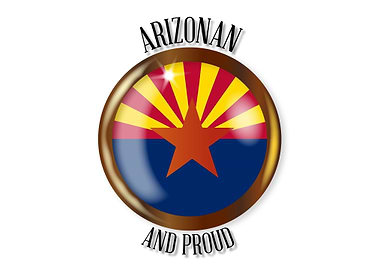 Arizona Proud Flag Button