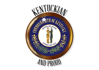 Kentucky Proud Flag Button