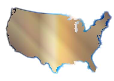 Outline Map of the USA