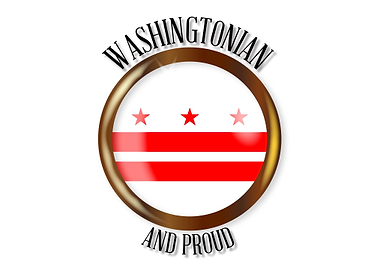 Washington DC Proud Flag