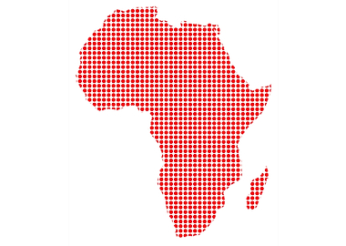 African Dot Map