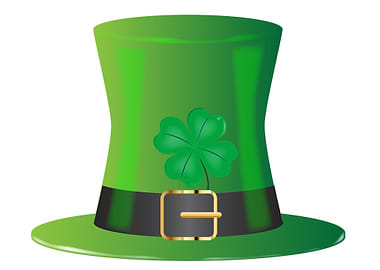 Irish Green Top Hat