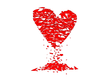 Shattered Lovers Heart