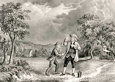 Ben Franklin and the Kite