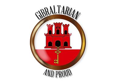 Gibraltar Proud Flag