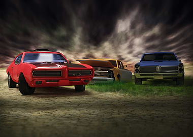 Three Pontiac GTOs drama