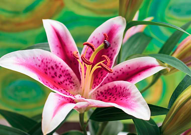 Pink Oriental Lily