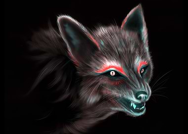 Neon Fox War Paint