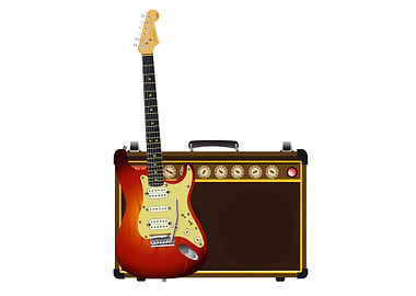 Guitar And Amplifier