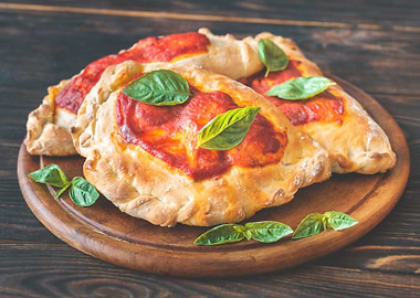 Homemade calzone