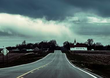 Road to a Country Church