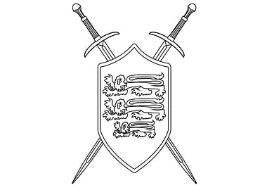 Crossed Swords and Shield