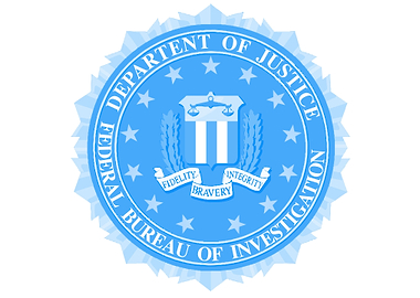 FBI Seal In Blue