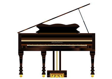 Old Grand Piano