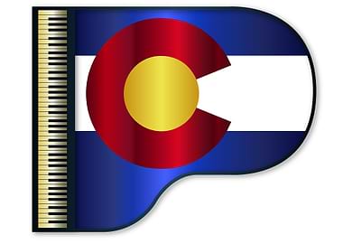 Grand Piano Colorado Flag