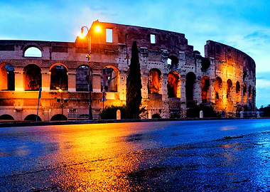 View of the Colosseum