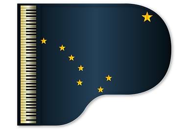 Grand Piano Alaska Flag