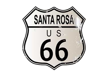 Santa Rosa Route 66 Sign