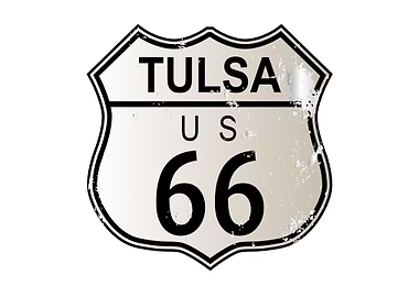 Tulsa Route 66 Sign
