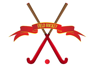 Field Hocky Ribbon Banner