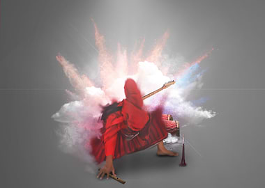 Makassarese Music Warrior