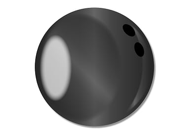 Black Bowling Ball