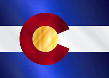 Colorado State Flag Gloss