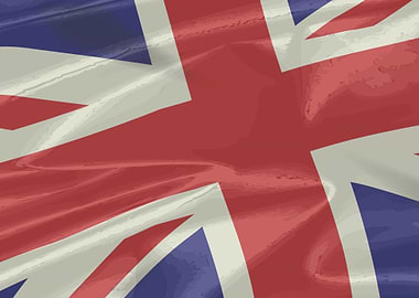 Silk Union Jack Flag