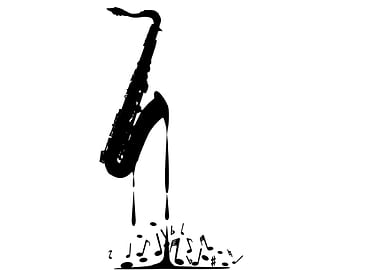 Melting Saxophone