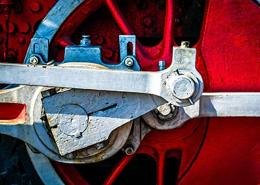 Train Wheels Rods Gear