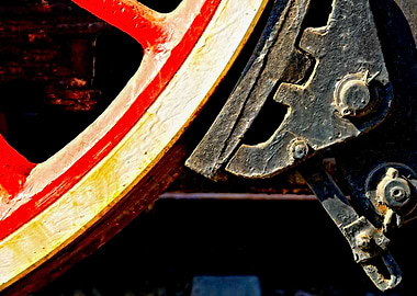 Wheel Rim And Metal Brake