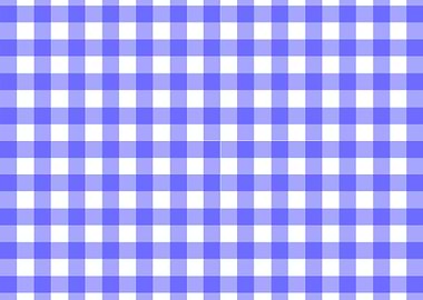 Gingham In Blue