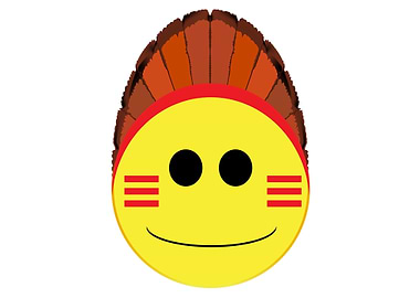 American Indian Smile Face