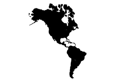 The Americas Silhouette