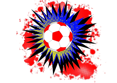 Soccer Ball Comic Boom