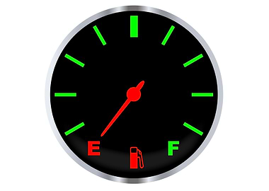 Empty Fuel Gauge