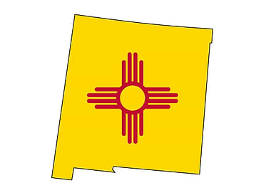 New Mexico Outline Map