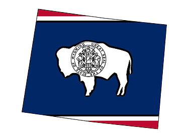 Wyoming State Outline Map