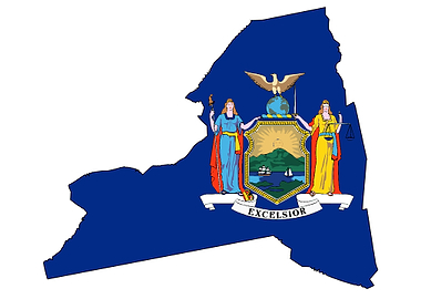 New York State Outline Map