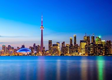 Toronto Skyline by night