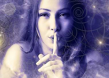 Golden ration spiral girl