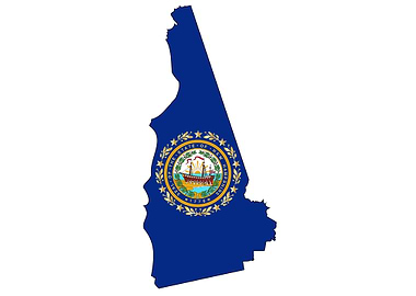 New Hampshire Outline Map